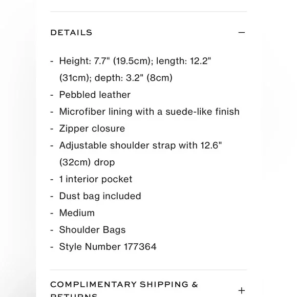 Authentic Tory Burch ROMY Black Shoulder Bag - Picture 12 of 16